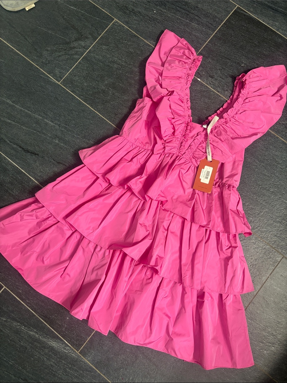 Hunter Bell Pamela dress in Azalea party MSRP $445